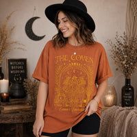 Personalized Witchy Bachelorette Shirt, Custom Bride & Coven Tees, Gothic Celestial Party Outfit, Witch Bridesmaid Gift, Bachelorette Gift