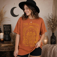 Personalized Witchy Bachelorette Shirt, Custom Bride & Coven Tees, Gothic Celestial Party Outfit, Witch Bridesmaid Gift, Bachelorette Gift