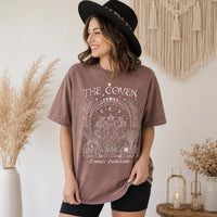Personalized Witchy Bachelorette Shirt, Custom Bride & Coven Tees, Gothic Celestial Party Outfit, Witch Bridesmaid Gift, Bachelorette Gift