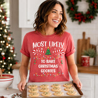 Personalized Most Likely Christmas Shirt, Custom Family Christmas Tee, Funny Holiday Shirt, Matching Group Outfit, Family Holiday Gift