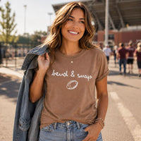 Bend and Snap Football Shirt, Funny Football Season Tee, Sports Mom Sunday Top, Cute Sunday Sports Fan Outfit, Tailgate Gifts for Her