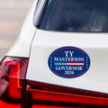Ty Masterson For Kansas Governor 2026 Car Magnet - Vote Ty Masterson Vehicle Magnet, Kansas Governor Elections 2026 Magnet - 6