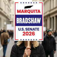 Marquita Bradshaw For Tennessee Senate 2026 Election Sign, Republican Party, Political Campaign Sign, Senate Election 2026 Race Poster Sign