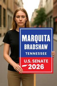 Marquita Bradshaw For Tennessee Senate 2026 Election Sign, Republican Party, Political Campaign Sign, Senate Election 2026 Race Poster Sign