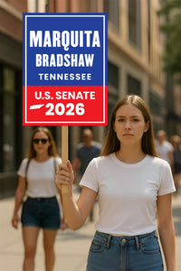 Marquita Bradshaw For Tennessee Senate 2026 Election Sign, Republican Party, Political Campaign Sign, Senate Election 2026 Race Poster Sign