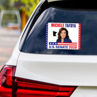 Michele Tafoya For Minnesota Senate 2026 Vinyl Sticker, Vote Michele Tafoya, Minnesota Senate Elections 2026 Bumper Sticker 6" x 4.5"