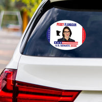 Peggy Flanagan For Minnesota Senate 2026 Vinyl Sticker, Vote Peggy Flanagan, Minnesota Senate Elections 2026 Bumper Sticker 6" x 4.5"
