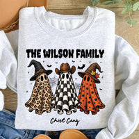 Personalized Halloween Ghost T-Shirt, Custom Ghost Names Tee, Halloween Party Tee, Matching Spooky Friends Outfit, Best Friend Gift