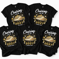 Personalized 2027 New Year Cruise Shirt, Custom Family Cruise Crew Tee, Resort Tee, Matching Mommy Daddy Kids NYE Outfit, Family Trip Gift