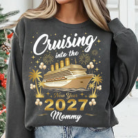 Personalized 2027 New Year Cruise Shirt, Custom Family Cruise Crew Tee, Resort Tee, Matching Mommy Daddy Kids NYE Outfit, Family Trip Gift