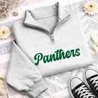 Personalized Sports Team Embroidered Quarter Zip Sweatshirt, Custom Team Name Pullover, Coach Spirit Wear, Game Day Layer, Tournament Gift