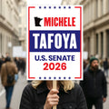 Michele Tafoya For Minnesota Senate 2026 Election Sign, Political Campaign Sign, Republican party, Senate Election 2026 Race Poster Sign