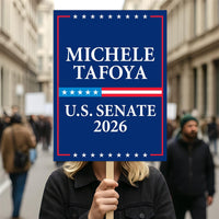 Michele Tafoya For Minnesota Senate 2026 Election Sign, Political Campaign Sign, Republican party, Senate Election 2026 Race Poster Sign