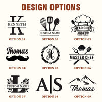 Personalized Logo Embroidered Apron, Custom Business Kitchen Apron, Branded Staff Apron with Pockets, Custom Business Apron, Café Uniform