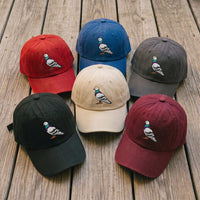 Pigeon Embroidered Hat, Bird Lover Urban Wildlife Baseball Cap, Low Profile Dad Hat, Cute and Funny City Pigeon Gift, Gift for Her