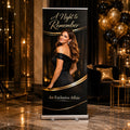 Custom Retractable Banner Stand, Personalized Roll Up Banner, Event Business Display Sign, Promotional Marketing Banner for Trade Shows