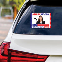 Ashley Moody For Florida Senate 2026 Vinyl Sticker, Vote Ashley Moody, Florida Senate Elections 2026 Bumper Sticker 6" x 4.5"