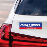 Ashley Moody For Florida Senate 2026 Car Magnet - Vote Ashley Moody Vehicle Magnet, Florida Senate Elections 2026 Magnet - 10" x 3"