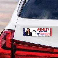 Ashley Moody For Florida Senate 2026 Car Magnet - Vote Ashley Moody Vehicle Magnet, Florida Senate Elections 2026 Magnet - 10" x 3"