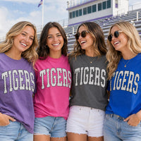 Personalized School Mascot Shirt, Custom Team Name Tee, Varsity Letter School Shirt, Student Section Game Day Wear, Custom Team Gift