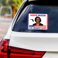 Angie Nixon For Florida Senate 2026 Vinyl Sticker, Vote Angie Nixon, Florida Senate Elections 2026 Bumper Sticker 6" x 4.5"