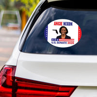 Angie Nixon For Florida Senate 2026 Vinyl Sticker, Vote Angie Nixon, Florida Senate Elections 2026 Bumper Sticker 6" x 4.5