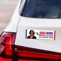 Angie Nixon For Florida Senate 2026 Car Magnet - Vote Angie Nixon Vehicle Magnet, Florida Senate Elections 2026 Magnet - 10" x 3"