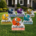 Personalized Football Helmet Yard Sign 24