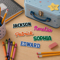 Custom Name Locker Magnet, Personalized School Locker Decor, Back to School Gift for Kids, Fridge Name Magnet, First Day of School Gift