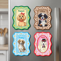Personalized Pet Portrait Fridge Magnet, Custom Dog Cat Photo Magnet, Refrigerator Keepsake, Custom Pet Fridge Magnet, Dog Mom Gift
