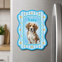 Personalized Pet Portrait Fridge Magnet, Custom Dog Cat Photo Magnet, Refrigerator Keepsake, Custom Pet Fridge Magnet, Dog Mom Gift