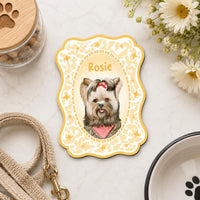 Personalized Pet Portrait Fridge Magnet, Custom Dog Cat Photo Magnet, Refrigerator Keepsake, Custom Pet Fridge Magnet, Dog Mom Gift