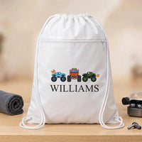 Personalized Kids Drawstring Backpack, Custom Name School Cinch Bag, Gym Sports Sack, Student Personalized Bag, Back to School Gift