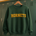 Custom Team Puff Print Sweatshirt, Personalized Mascot Name Shirt, Raised 3D School Spirit Hoodie, Mascot Puff Shirt, Team Spirit Wear