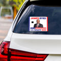 James Byrd For Wyoming Senate 2026 Vinyl Sticker, Vote James Byrd Decal, Wyoming Senate Elections 2026 Bumper Sticker, 6