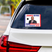 James Byrd For Wyoming Senate 2026 Vinyl Sticker, Vote James Byrd Decal, Wyoming Senate Elections 2026 Bumper Sticker, 6" x 4.5"