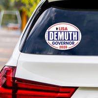 Lisa Demuth For Minnesota Governor 2026 Vinyl Sticker, Vote Lisa Demuth, Minnesota Governor Elections 2026 Bumper Sticker 6" x 4.5"