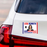 Lisa Demuth For Minnesota Governor 2026 Car Magnet - Vote Lisa Demuth Vehicle Magnet, Minnesota Governor Elections 2026 Magnet - 6"x4.5"