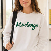 Custom Puff Print Mascot Sweatshirt, Personalized Team Name Shirt, Raised 3D School Spirit Hoodie, Sports Game Day Tee, Team Mom Gift