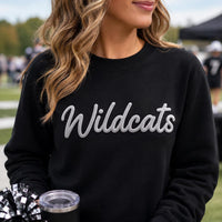 Custom Puff Print Mascot Sweatshirt, Personalized Team Name Shirt, Raised 3D School Spirit Hoodie, Sports Game Day Tee, Team Mom Gift