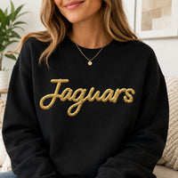 Custom Puff Print Mascot Sweatshirt, Personalized Team Name Shirt, Raised 3D School Spirit Hoodie, Sports Game Day Tee, Team Mom Gift