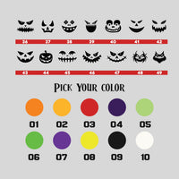 Personalized Halloween Drawstring Backpack, Custom Pumpkin Face Cinch Bag, Kids Trick or Treat Bag, Party Favor Cinch Bag, Event Favor