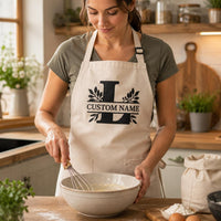 Personalized Chef Embroidered Apron, Custom Name Cooking Apron, Adjustable Apron with Pockets, Professional Cooking Apron, Culinary Gift