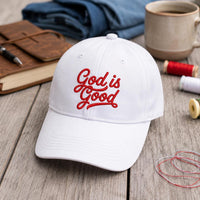 God is Good Personalized Embroidered Hat, Custom Christian Faith Cap, Low Profile Dad Hat, Religious Gift for Her, Personalized Gift