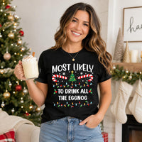 Personalized Most Likely Christmas Shirt, Custom Family Christmas Tee, Funny Holiday Shirt, Matching Group Outfit, Family Holiday Gift