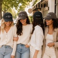 Personalized Cool Aunt Embroidered Hat, Custom Cool Aunts Club Bow Cap, Low Profile Dad Hat, Aunt Birthday Gift, Family Matching Gift