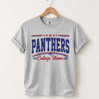 Custom School Mascot Shirt, Personalized School Name Tee, School Spirit Game Day Shirt, Varsity Team Fan Top, Custom Team Fan Gift