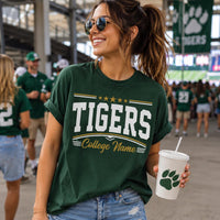Custom School Mascot Shirt, Personalized School Name Tee, School Spirit Game Day Shirt, Varsity Team Fan Top, Custom Team Fan Gift