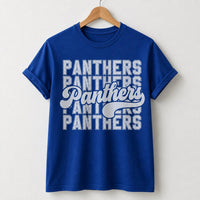 Personalized School Mascot Shirt, Custom Team Name Tee, Retro Varsity Mascot T-Shirt, Game Day School Spirit Apparel, Custom Team Gift