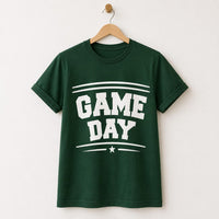 Custom Game Day Football Shirt, Varsity Football Season Tee, Retro Sports Fan Graphic Tee, Weekend Stadium Tailgate Outfit, Gift for Athlete